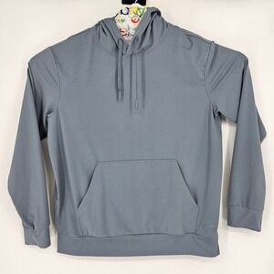 Comfrt Hoodie Mens Medium Blue Pullover Casual Soft Sweatshirt Lounge